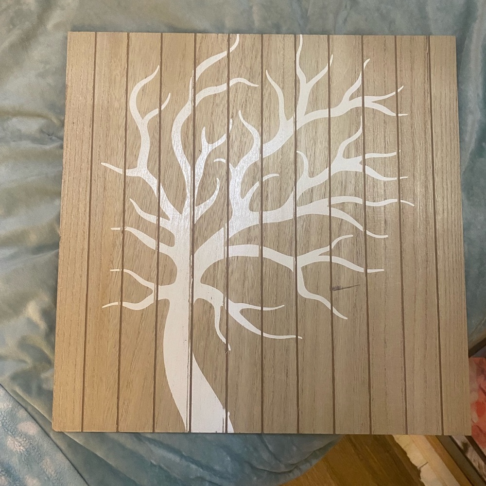 Wooden Tree Wall Sign